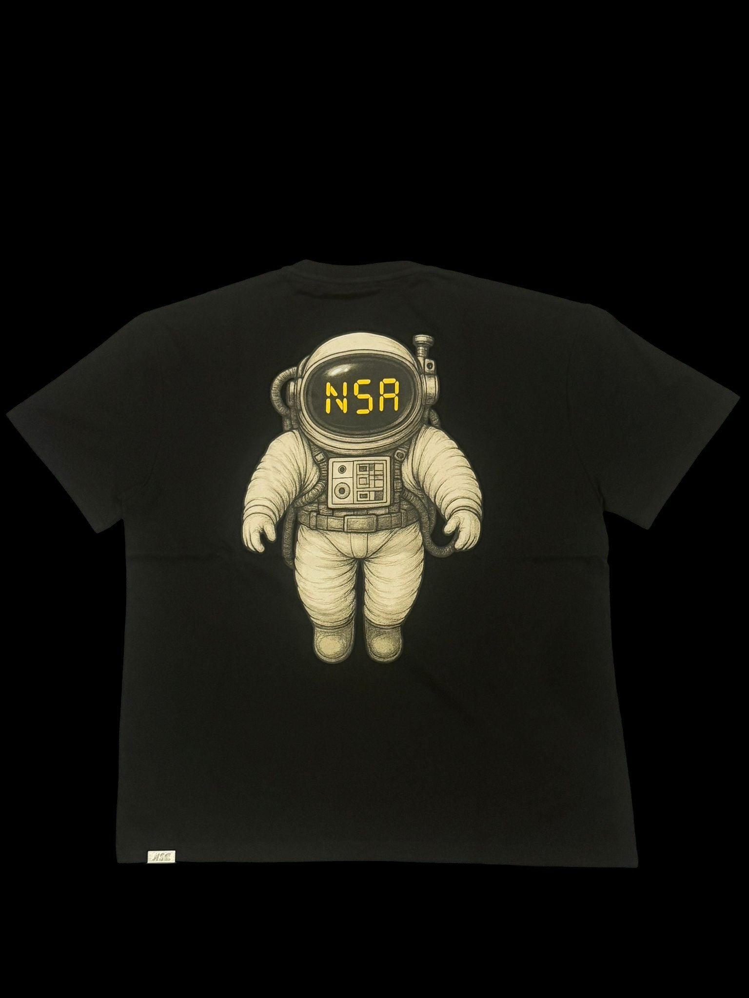 Moon Man Tee Jet Black