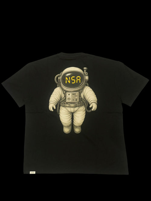 Moon Man Tee Jet Black